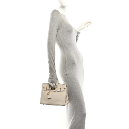 Hermes Togo Birkin 25 Craie 2 of 16