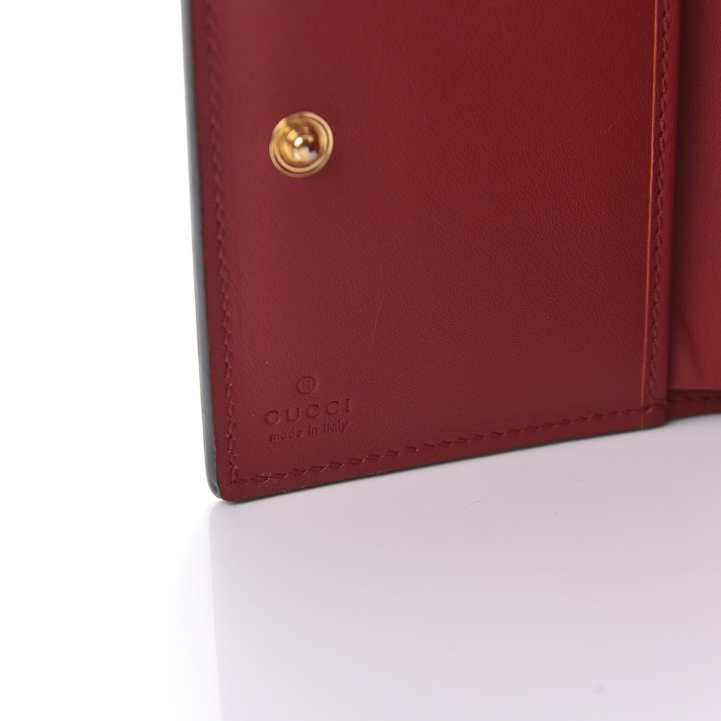 Calfskin Sylvie Wallet Hibiscus Red
