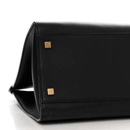 Saint Laurent SAINT LAURENT Calfskin Large Manhattan Shopper Tote Black 9 of 11