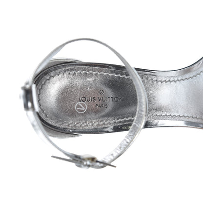 Louis Vuitton Calfskin Silver Light Sandal 38 Argent 7 of 9