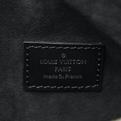 Louis Vuitton Calfskin Debossed Monogram Side Trunk Black 6 of 9