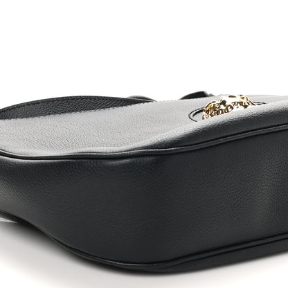 Versace Calfskin La Medusa Medium Hobo Black 8 of 9