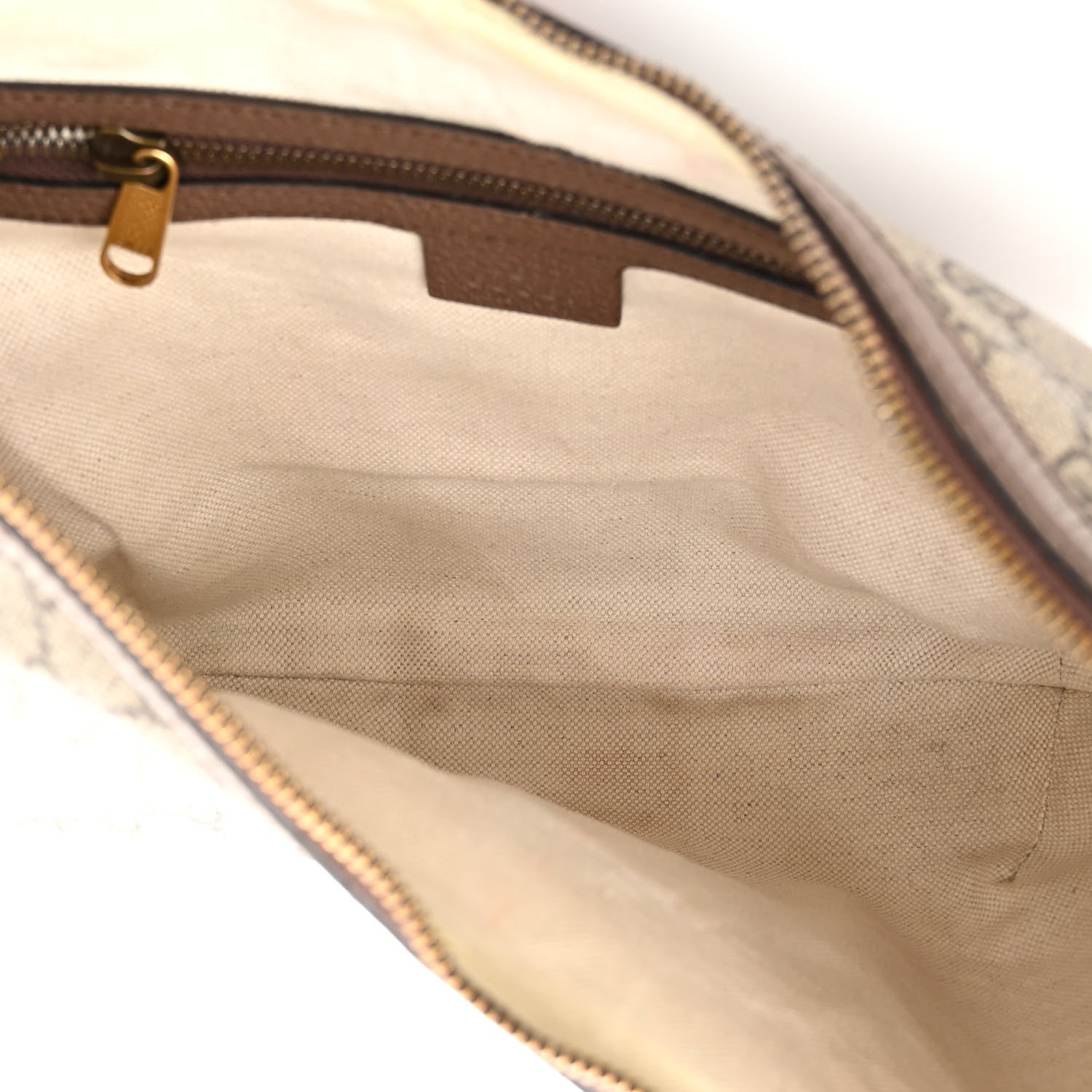 Gucci GG Supreme Monogram Web Small Ophidia Half Moon Hobo Brown 5 of 10