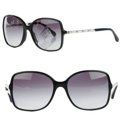 Chanel Chain Sunglasses 5210-Q-A Black Silver 1 of 8