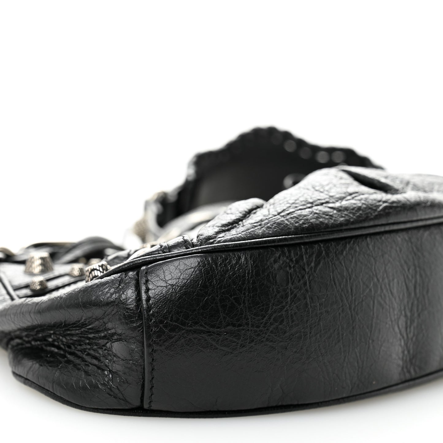 Agneau Arena Le Cagole Shoulder Bag XS Black