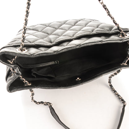 Chanel Caviar Quilted Timeless CC Soft Tote Black 5 of 7