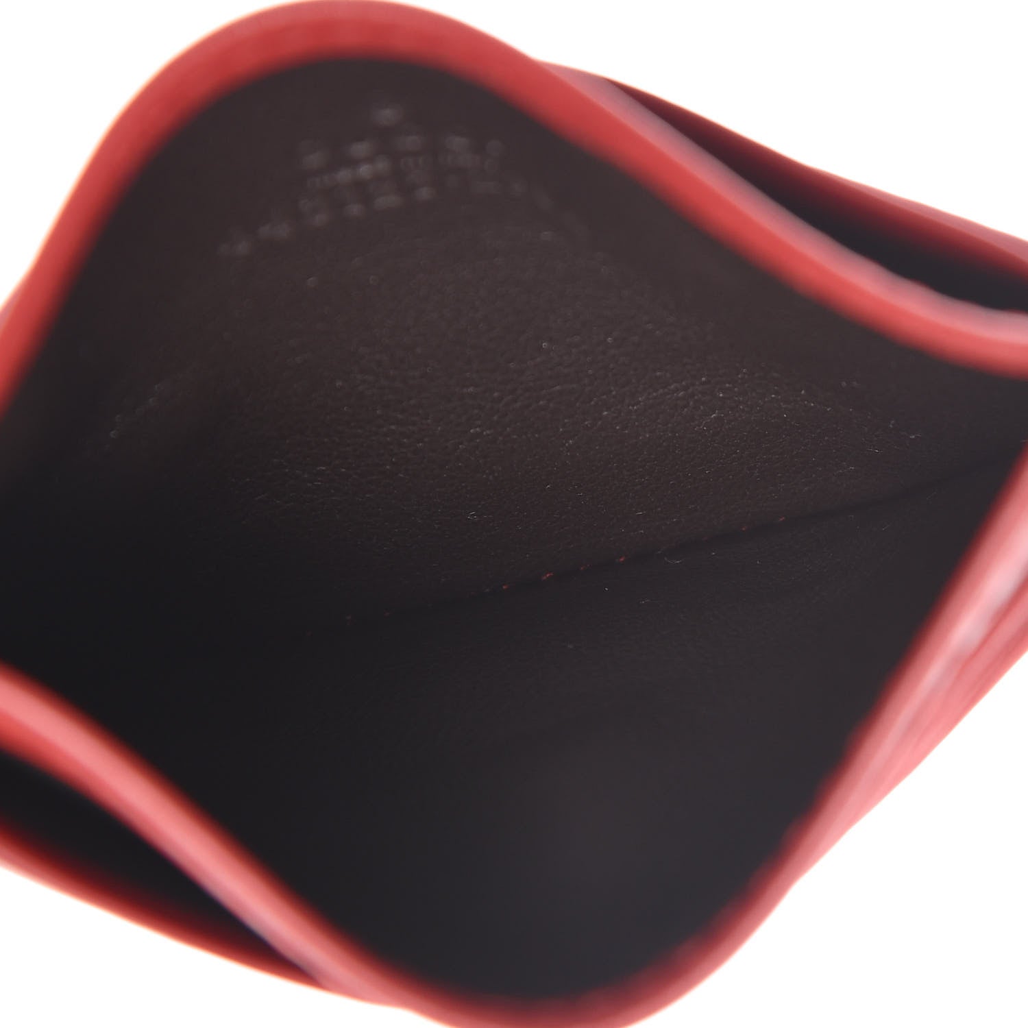 Gucci Calfskin Matelasse GG Marmont Card Holder Hibiscus Red 5 of 6