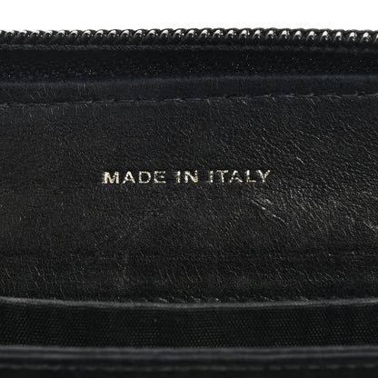 Chanel Caviar Large Timeless CC Zip Around Wallet Black 7 of 8