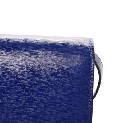 Celine Smooth Calfskin Small Classic Box Flap Bag Indigo 10 of 10