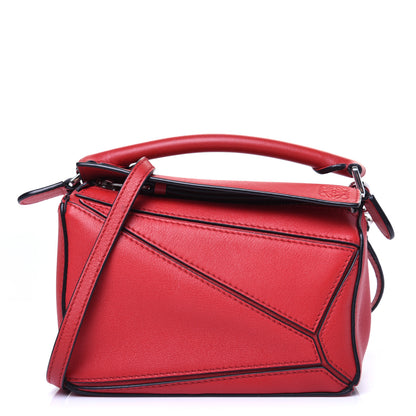 Loewe Calfskin Mini Puzzle Bag Pomodoro 1 of 9