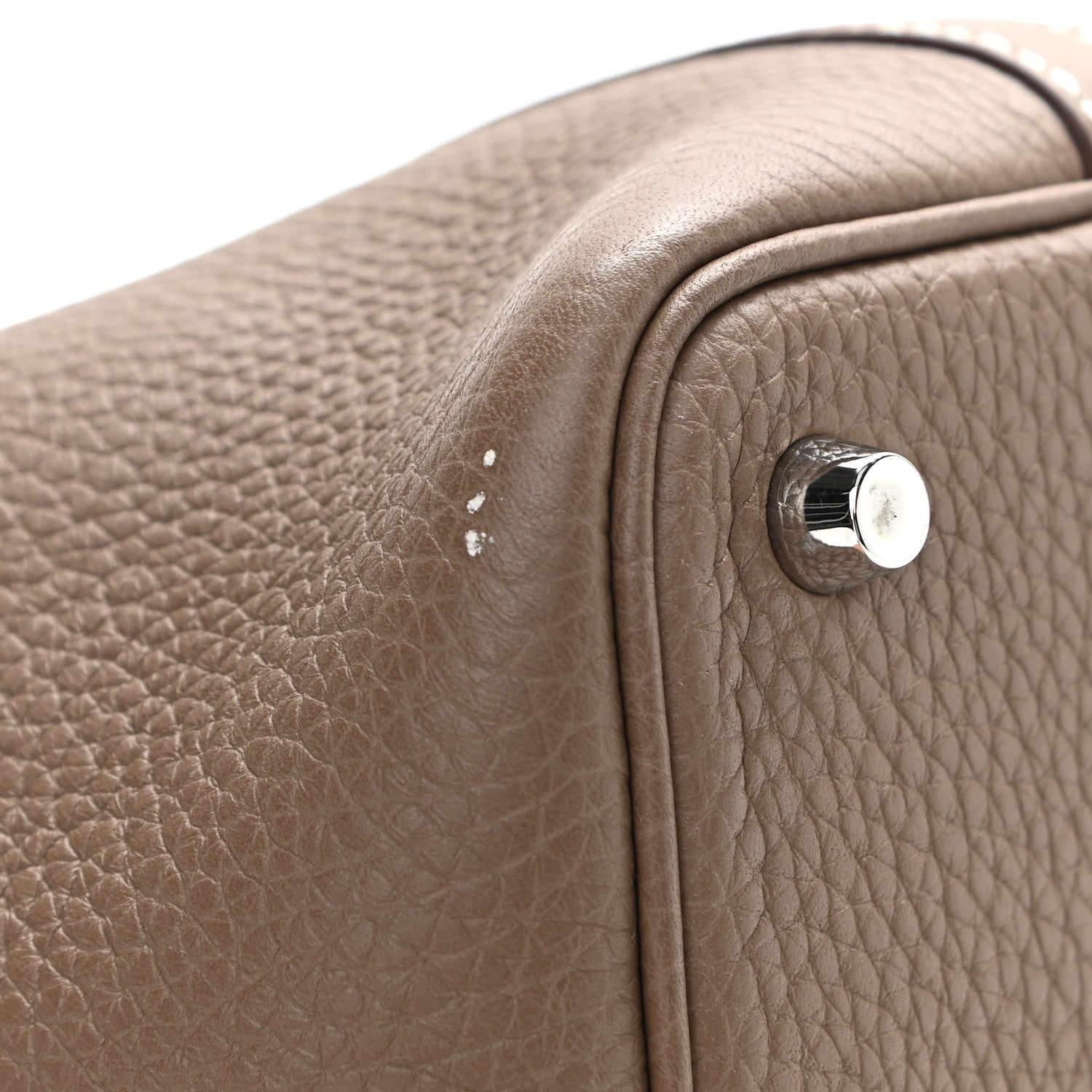 Hermes Taurillon Clemence Picotin Lock 18 PM Etoupe 11 of 12