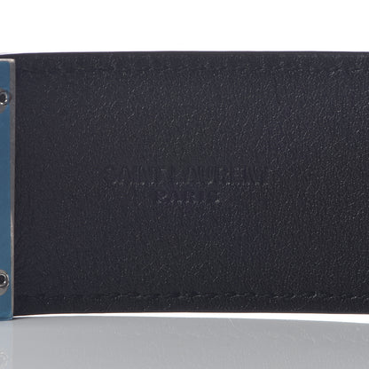 Saint Laurent Calfskin Monogram Bracelet Black 5 of 7