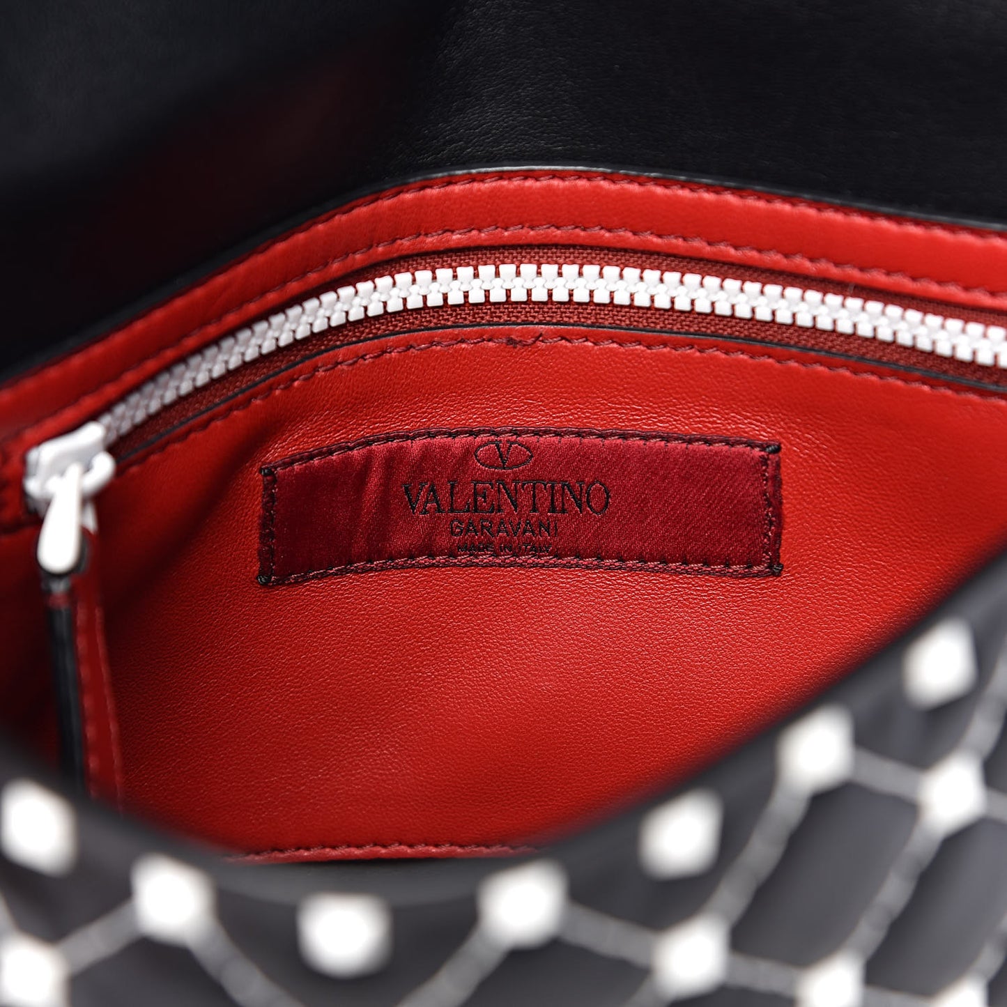 Lambskin Medium Free Rockstud Spike Shoulder Bag Black