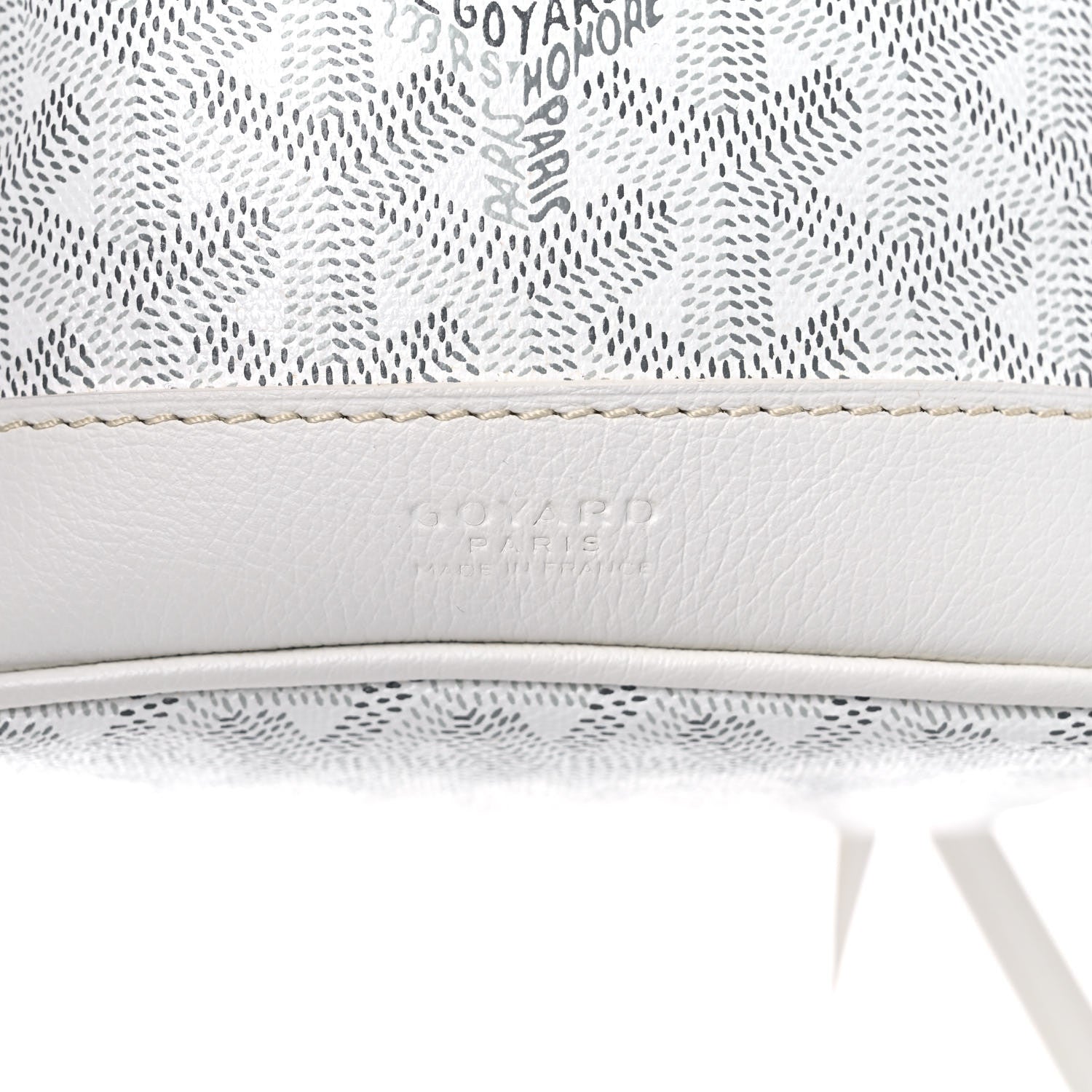 Goyard Goyardine Petit Flot Bucket Bag PM White 6 of 8