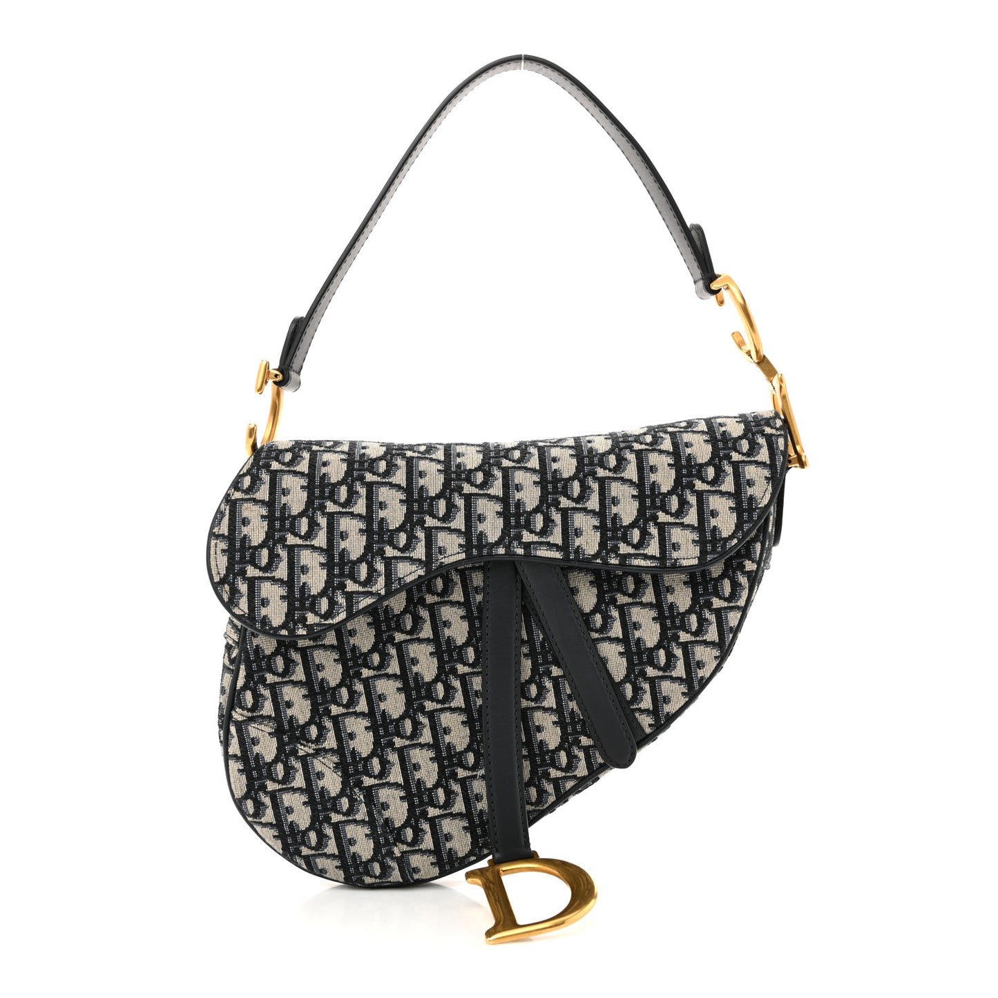 Oblique Saddle Bag Blue