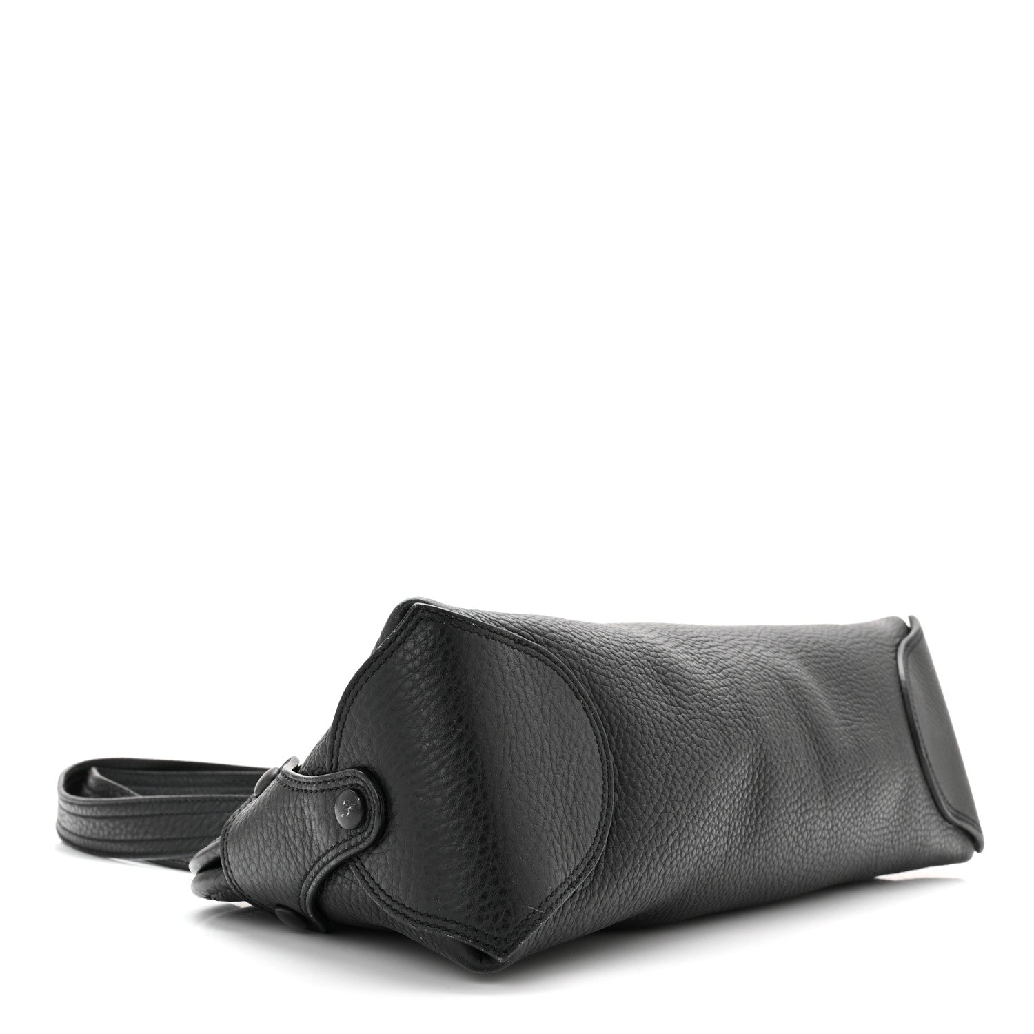 Salvatore Ferragamo Grained Calfskin Shoulder Bag Black 4 of 9