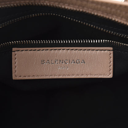 Balenciaga Shiny Goatskin Silver Metallic Edge Hardware S City Rose Des Sables 6 of 10