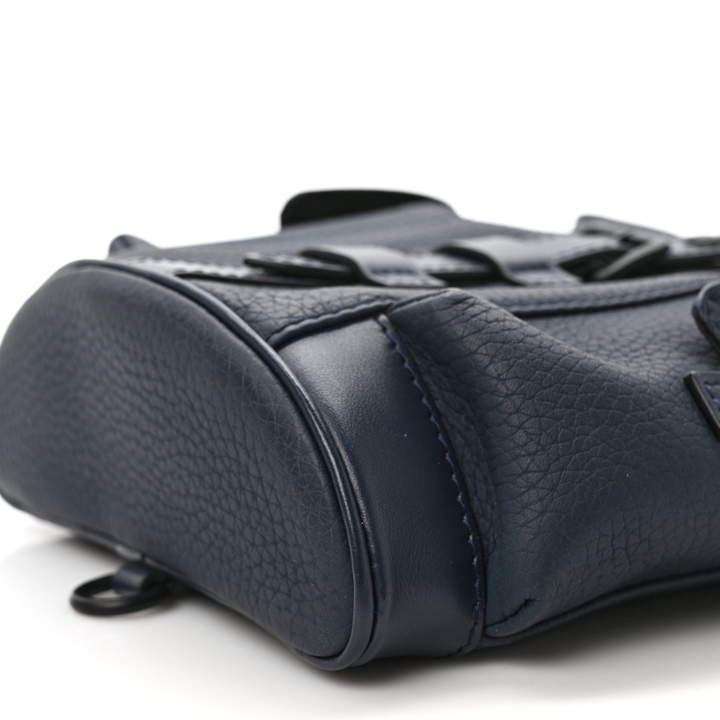 LOUIS VUITTON Taurillon Christopher XS Backpack Bleu Marine