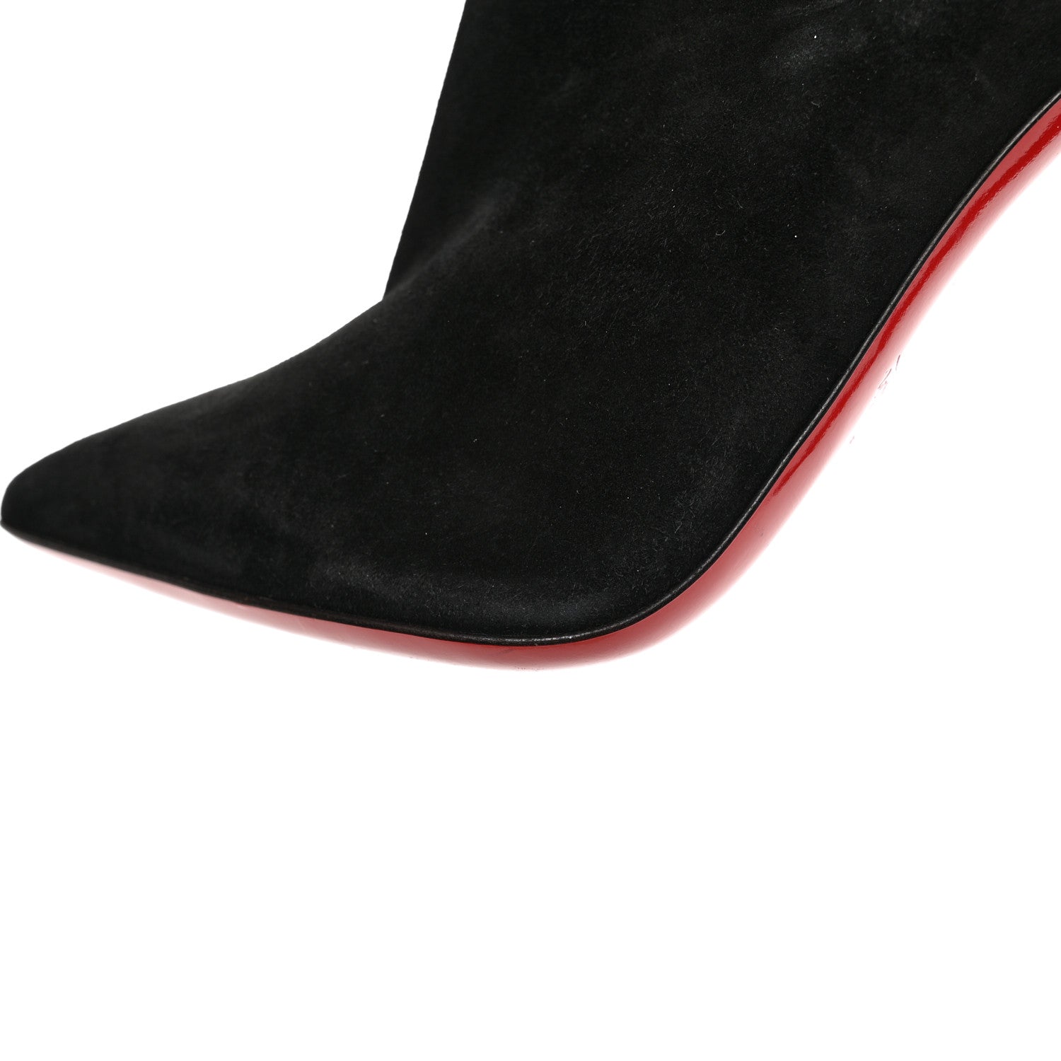 Christian Louboutin Veau Velours Eloise Botta 100 Knee Boots 39 Black 8 of 8