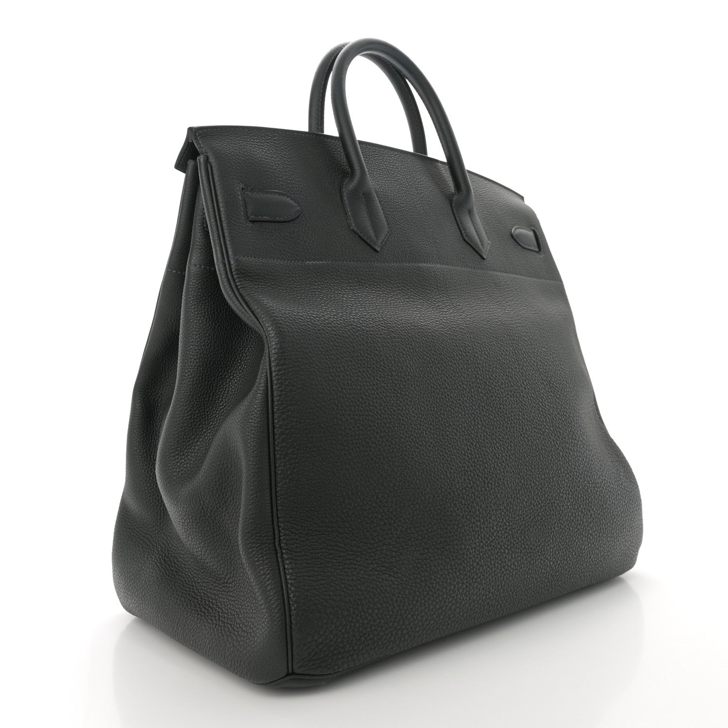 Hermes Togo HAC Birkin 40 Black Bleu Nuit 3 of 11