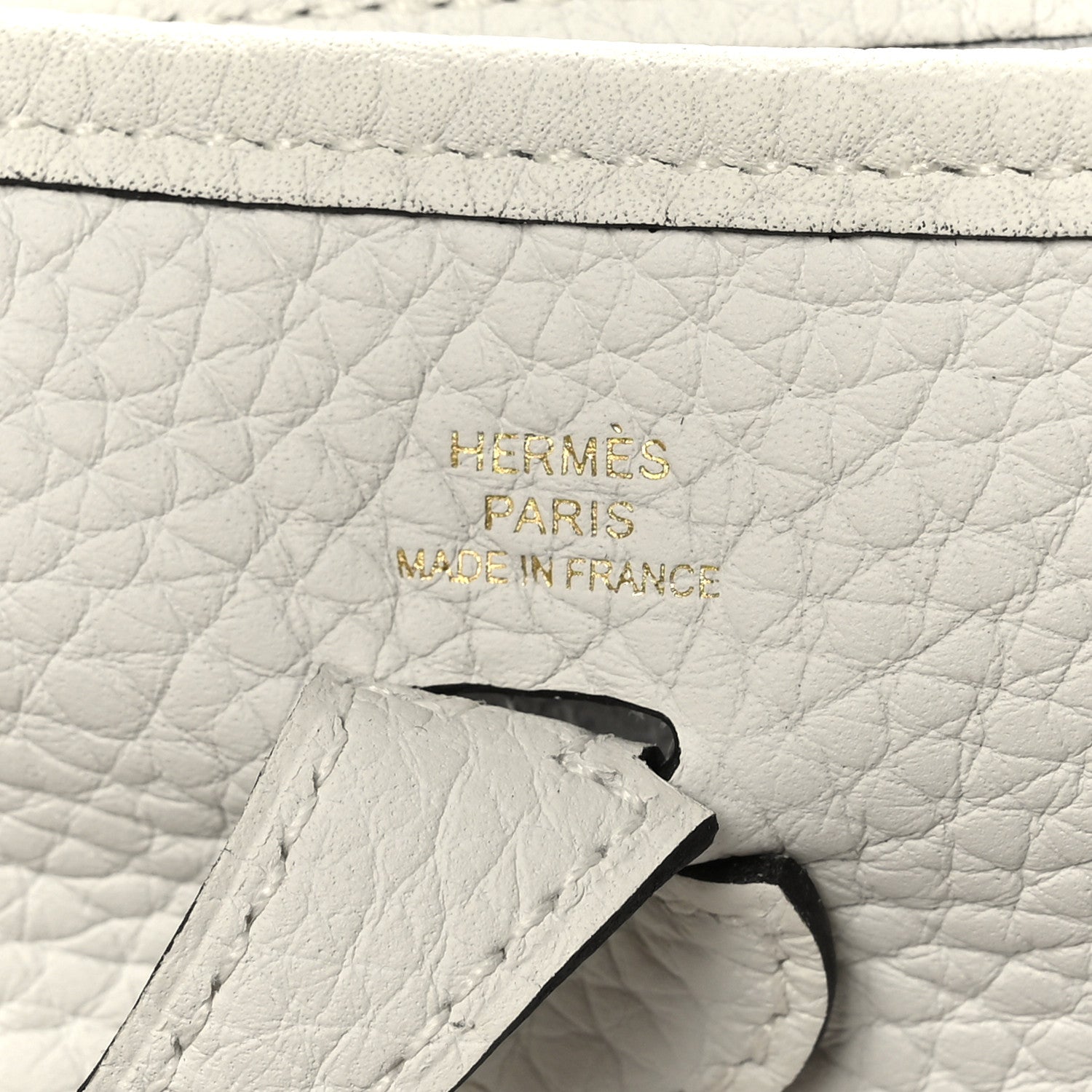 Hermes Taurillon Clemence Amazone Evelyne TPM New White 7 of 10
