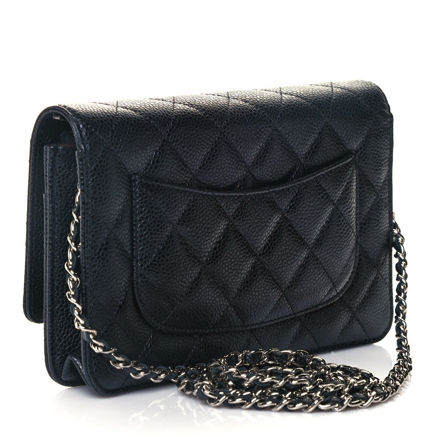 Chanel Caviar Quilted Wallet On Chain WOC Black 3 of 11