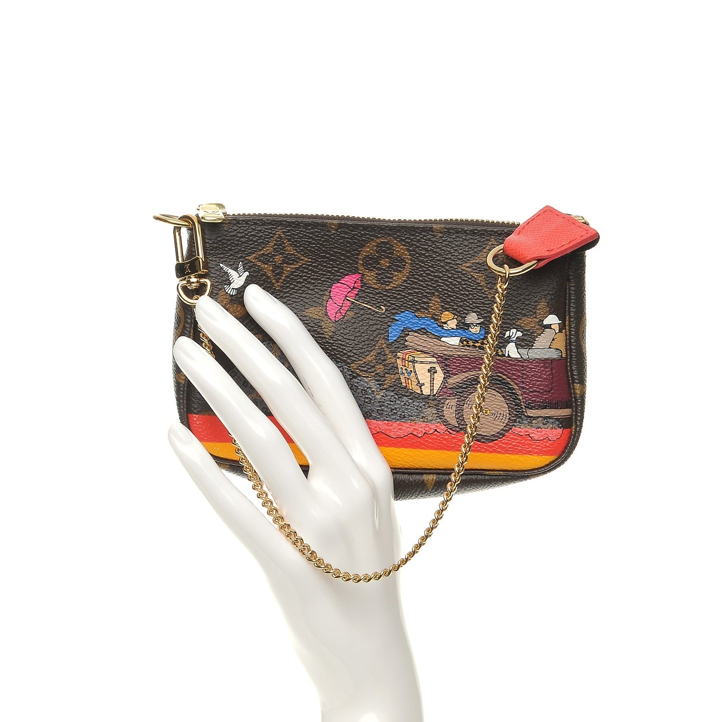 Monogram 2015 Christmas Animation Mini Pochette Accessories
