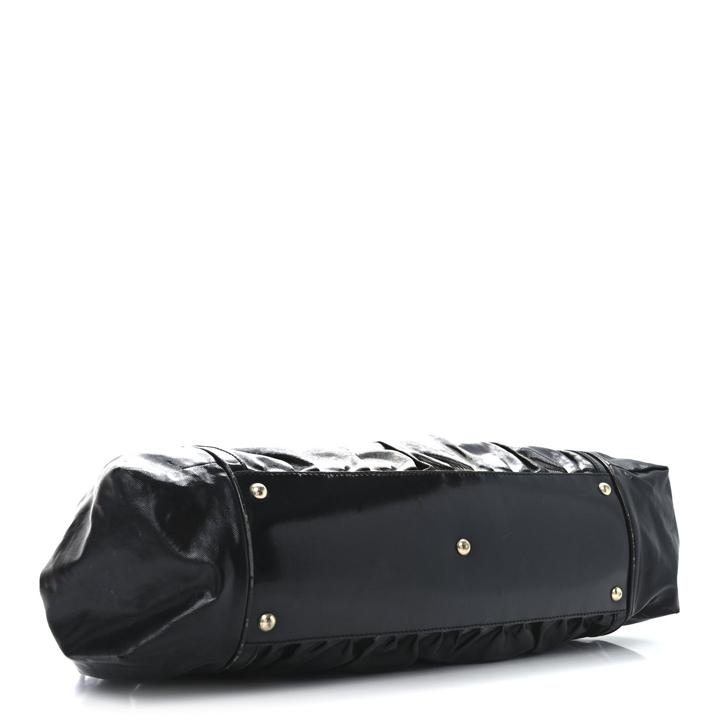 Dialux Pop Bamboo Large Top Handle Tote Black