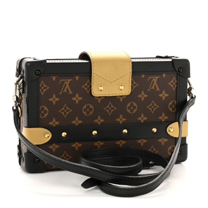 Louis Vuitton Monogram Column Petite Malle Black 3 of 13