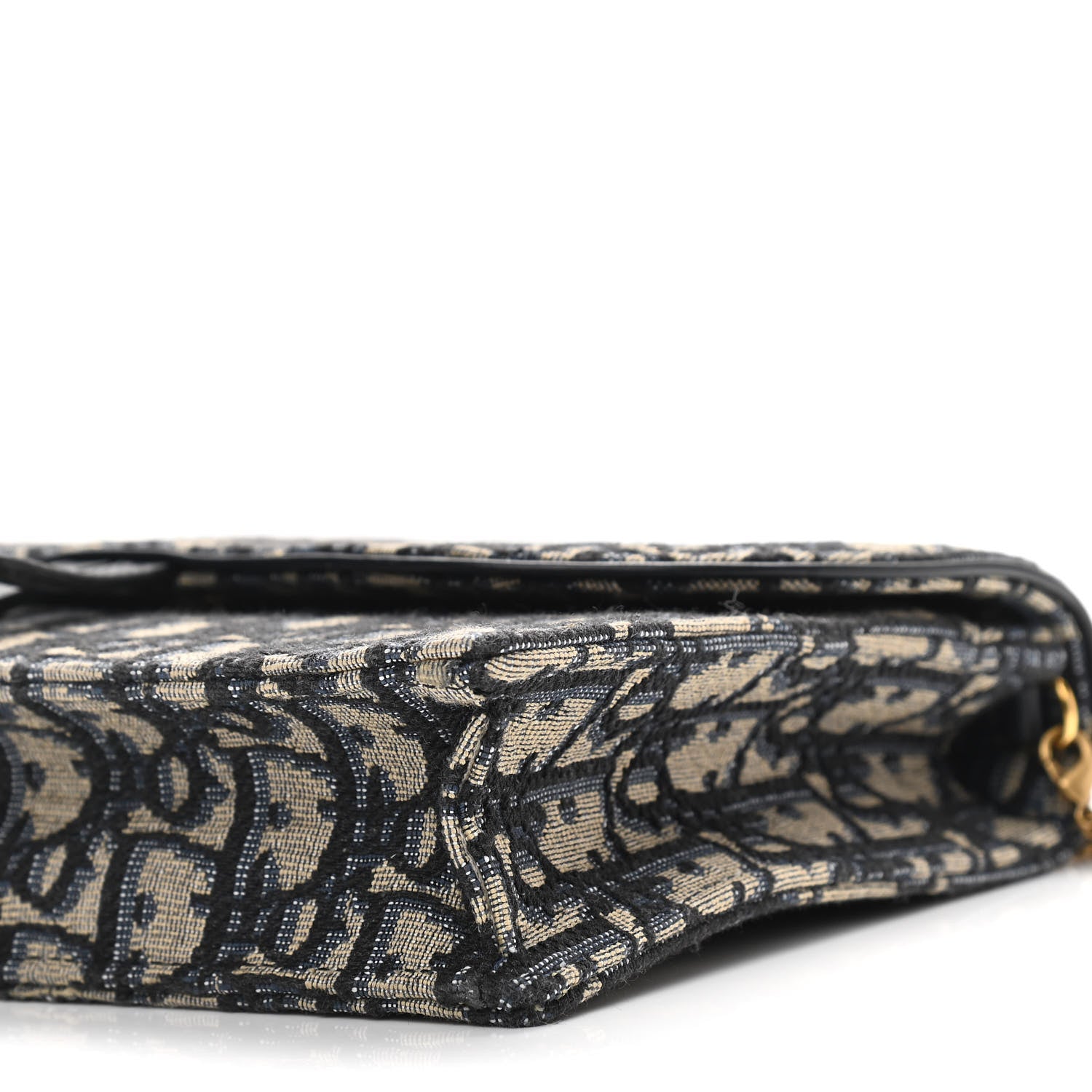 Christian Dior Oblique Saddle Chain Pouch Blue 10 of 11