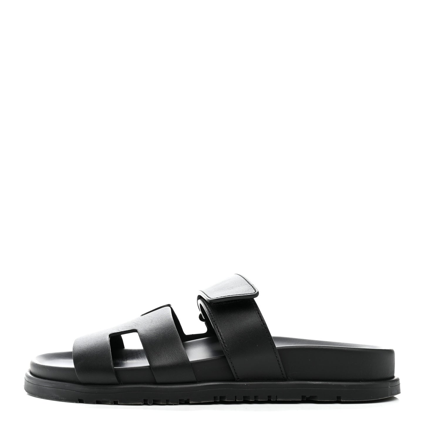 Calfskin Womens Chypre Sandals 35.5 Black