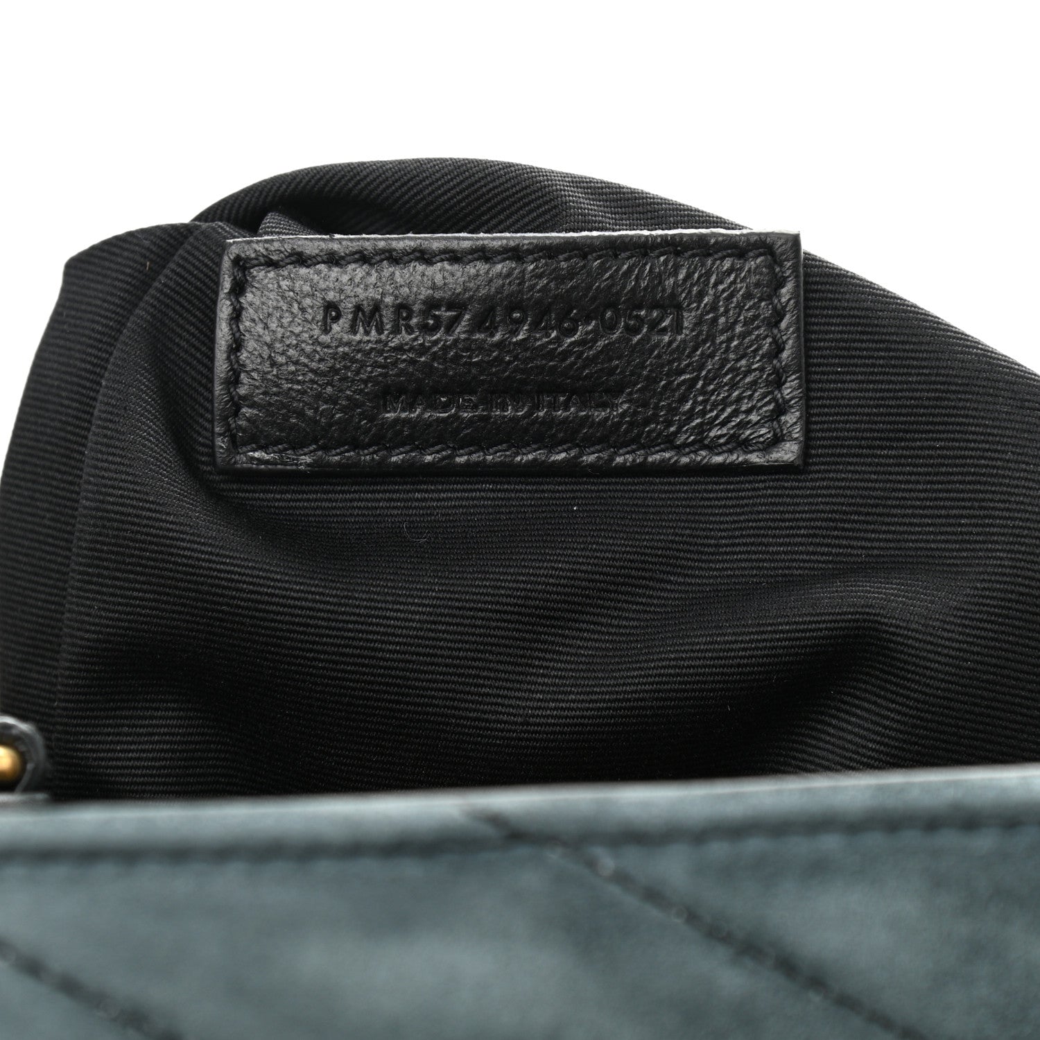Saint Laurent Suede Y Quilted Monogram Medium Loulou Chain Satchel Deep Green 9 of 11