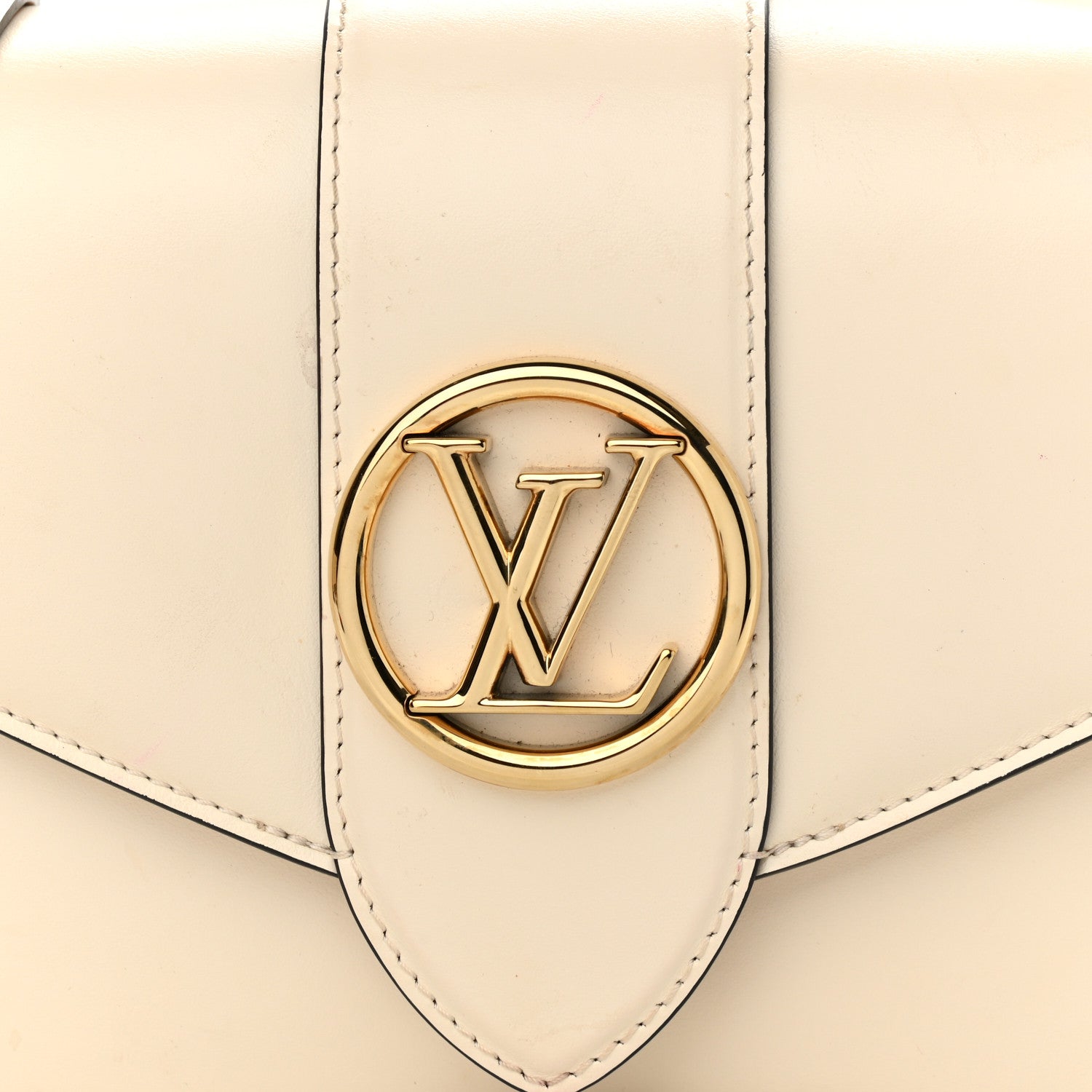 Louis Vuitton Smooth Calfskin LV Pont 9 Cream 8 of 21