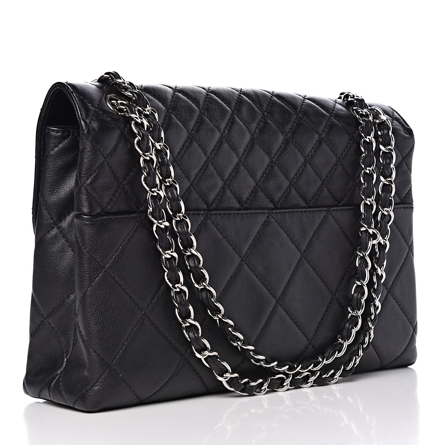 Chanel Calfskin Quilted In The Business Flap Bag Black 3 of 10
