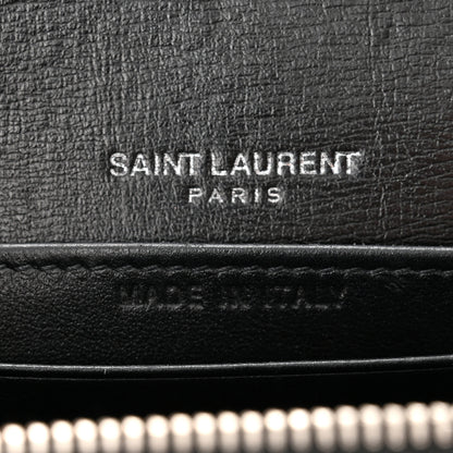 Saint Laurent Calfskin Monogram Sunset Chain Wallet Black 6 of 12