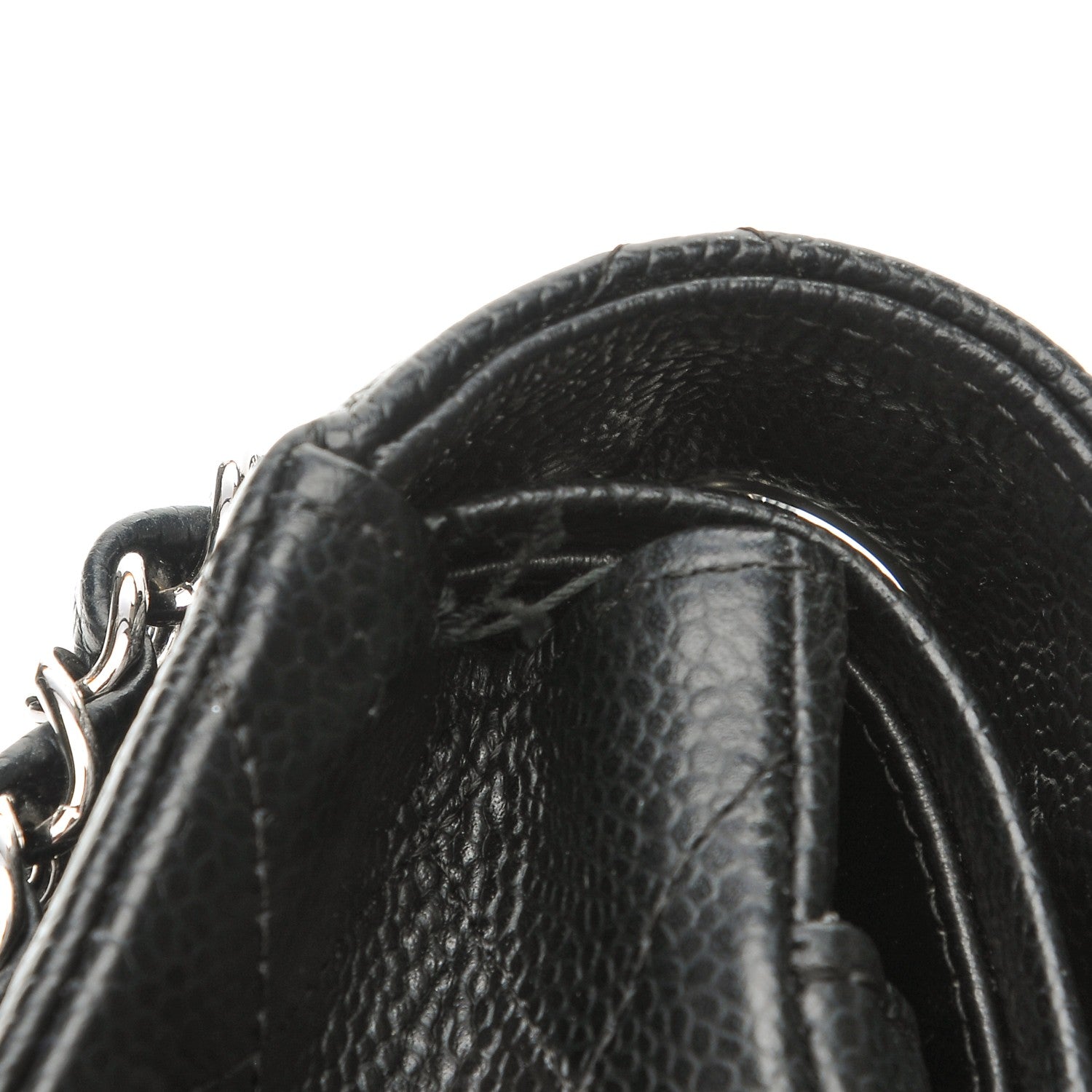 Chanel Caviar Quilted Small Double Flap Black 10 of 12