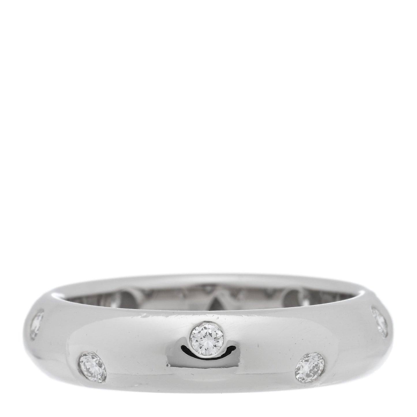 Platinum Diamond 4mm Etoile Band Ring 49 5
