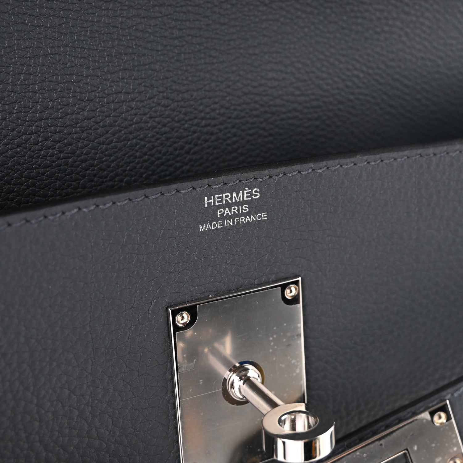 Hermes Togo Kelly Messenger PM Gris Misty 6 of 10
