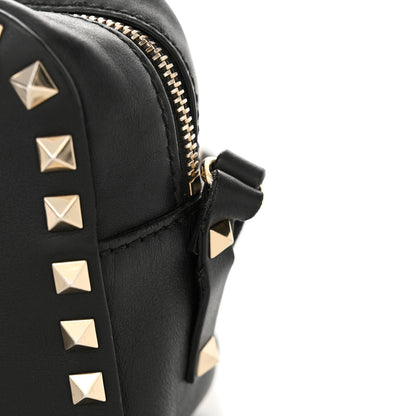 Valentino Garavani Calfskin Rockstud Camera Crossbody Bag Black 11 of 12