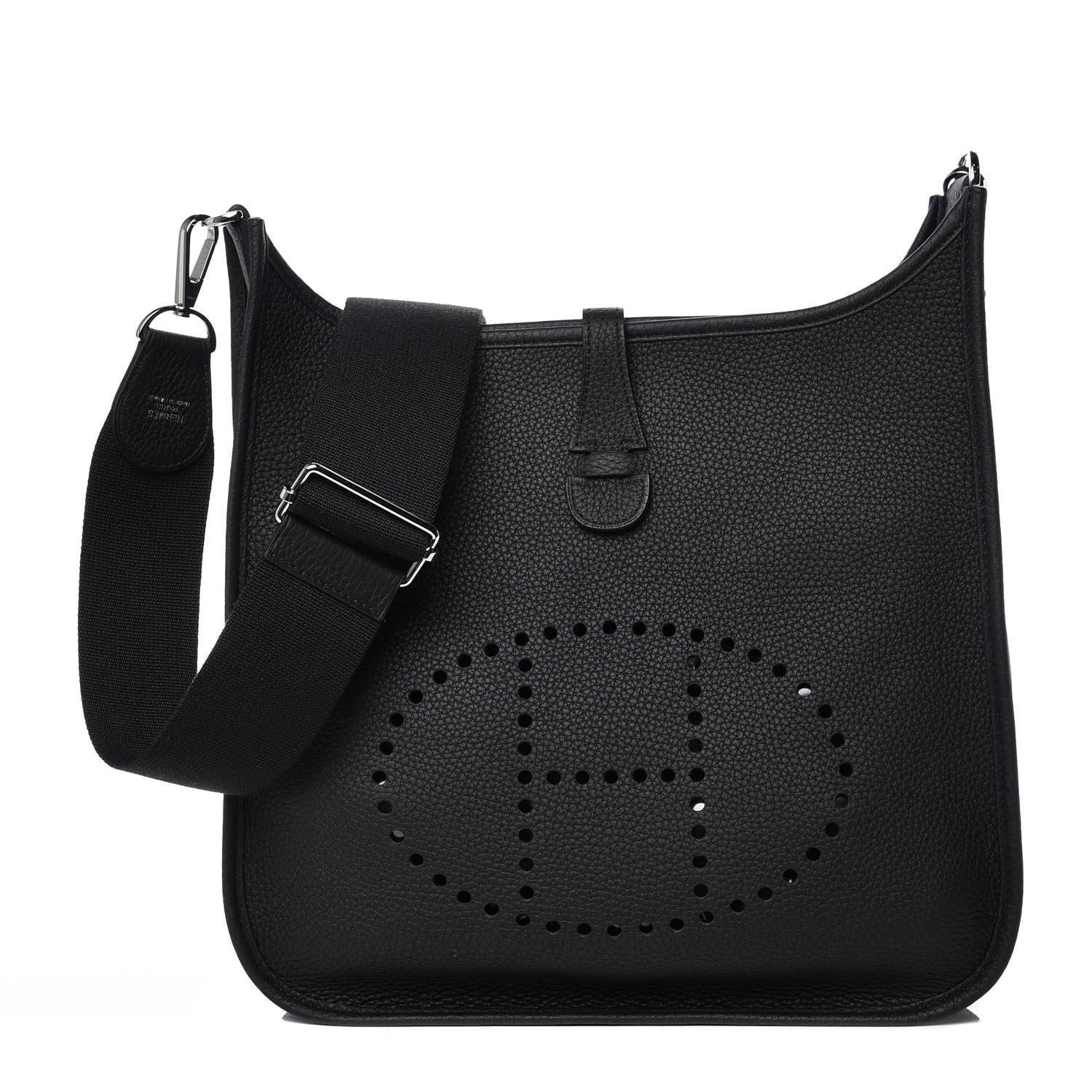 Hermes Taurillon Clemence Evelyne III PM Black 1 of 10
