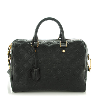 Louis Vuitton Empreinte Speedy Bandouliere 30 Black 1 of 7