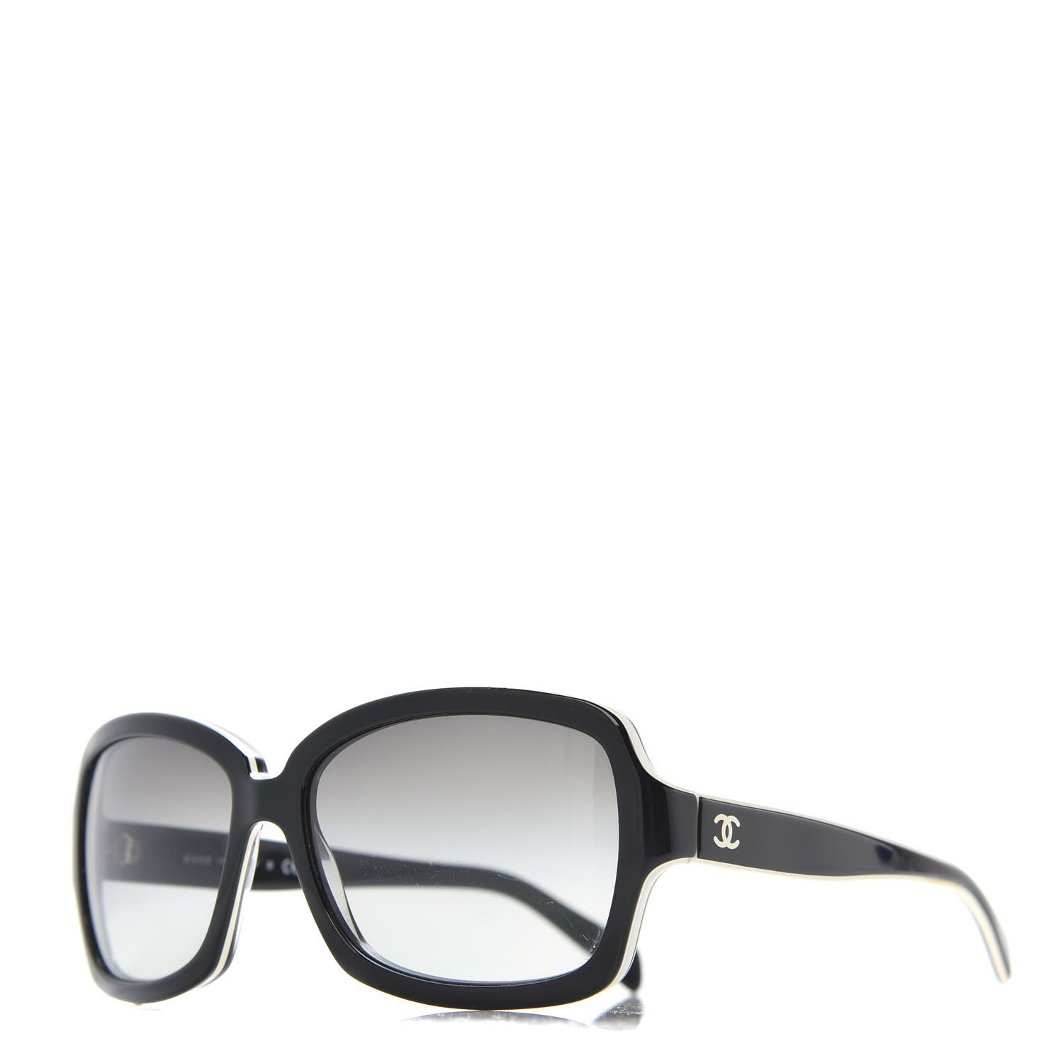 Chanel CC Logo Sunglasses 5143 Black White 1 of 8