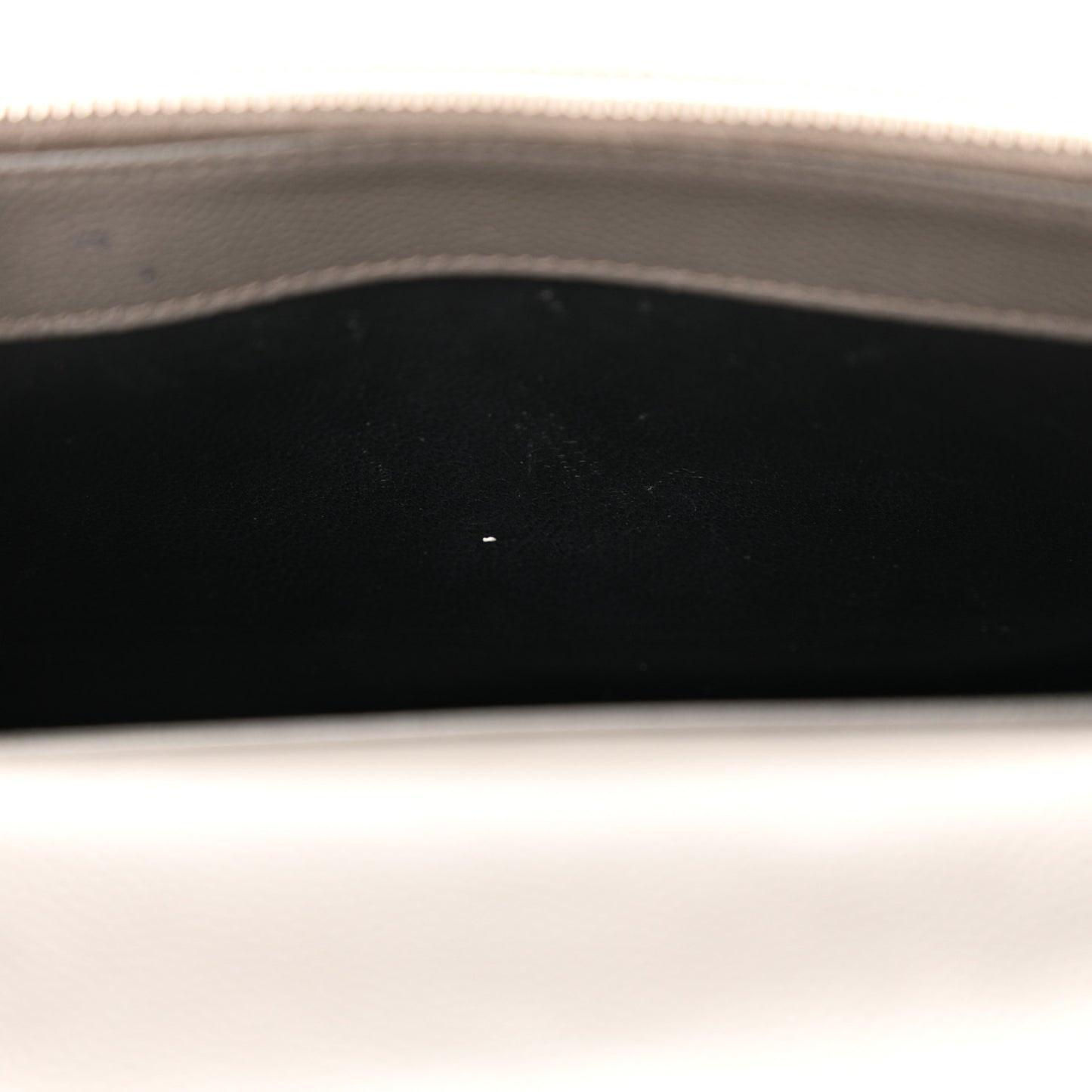 Grain De Poudre Matelasse Chevron Monogram Envelope Chain Wallet Earth