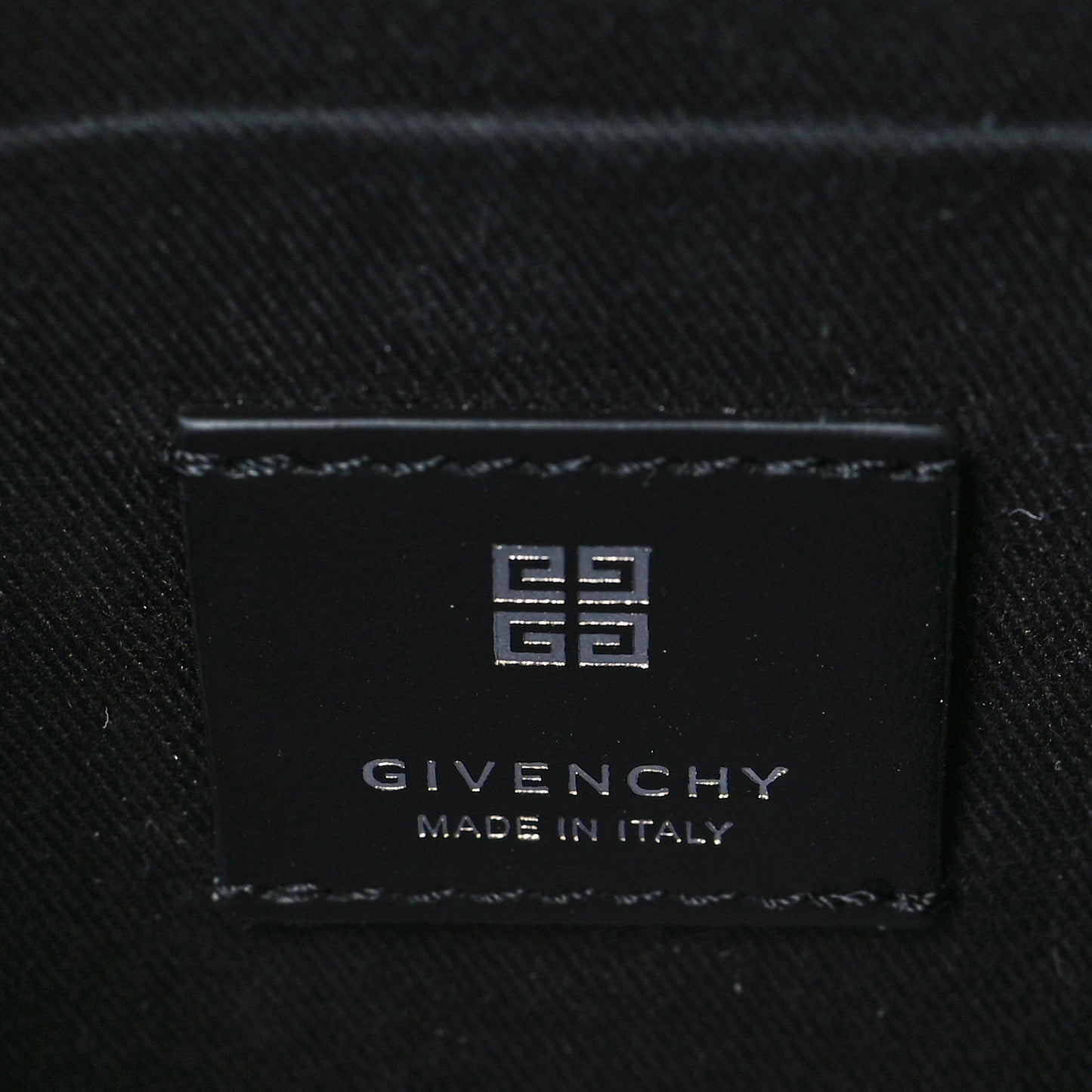 Coated Canvas Logo Embossed G Essentials Camera Bag Black