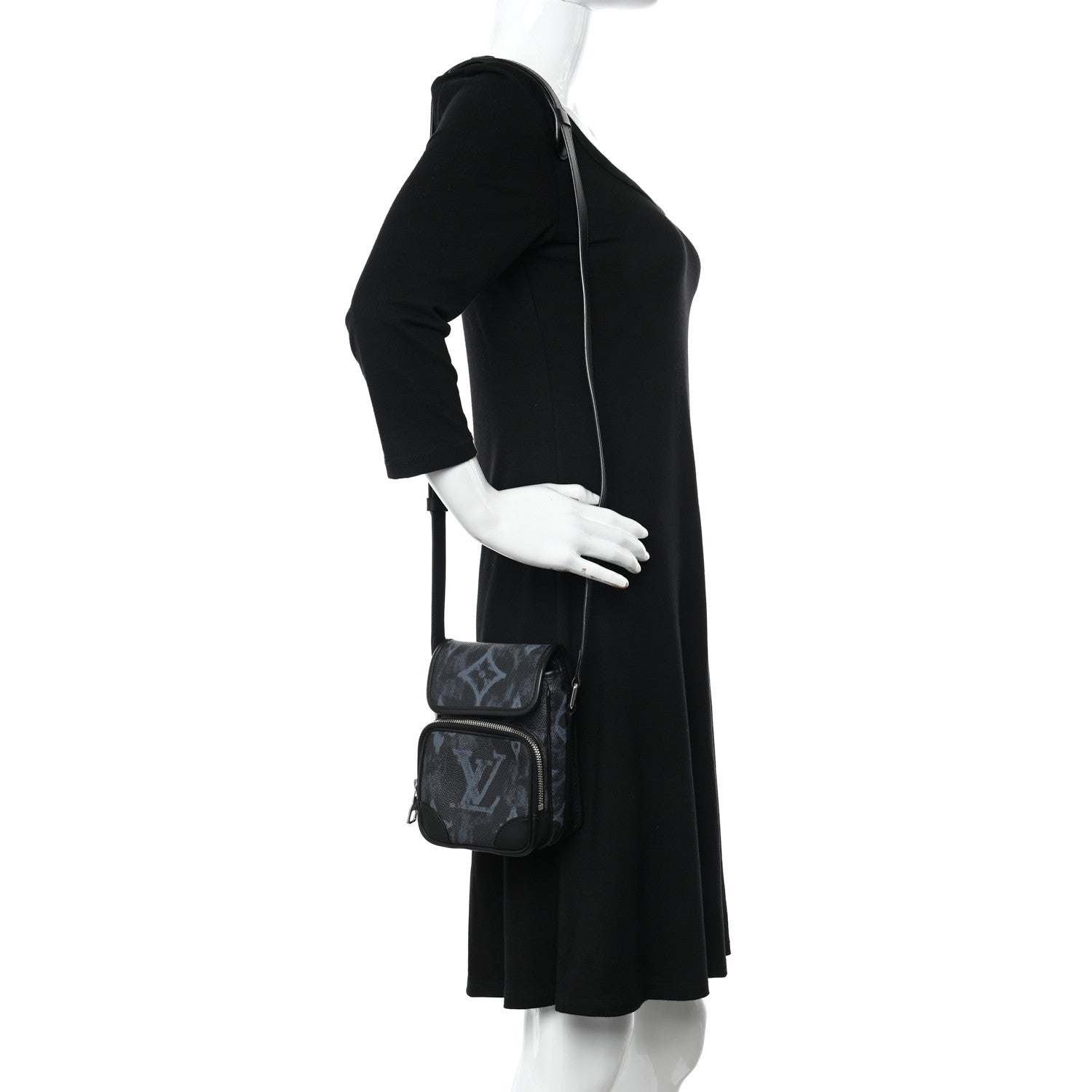 Louis Vuitton Monogram Pastel Nano Amazone Messenger Black 2 of 10