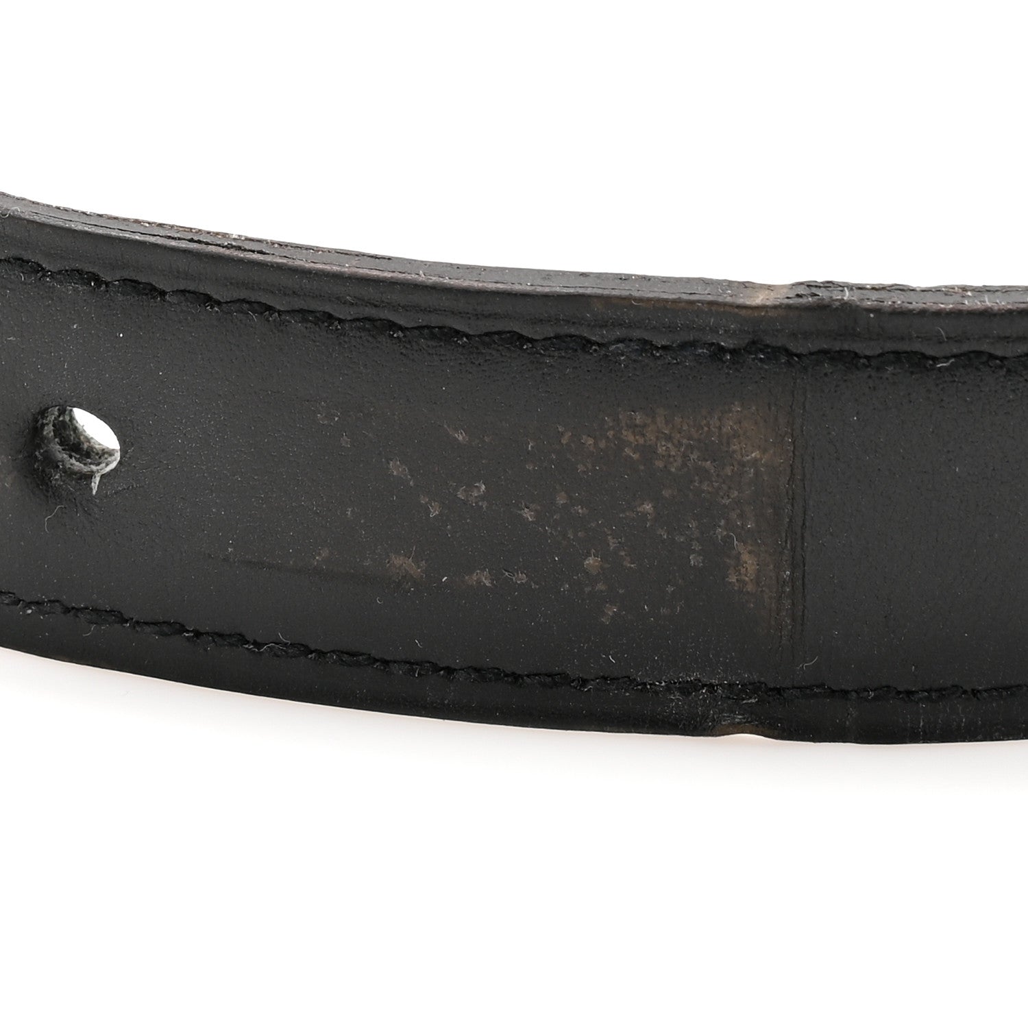 Hermes Box Togo 24mm Mini Constance H Belt 85 34 Black Etoupe 6 of 6