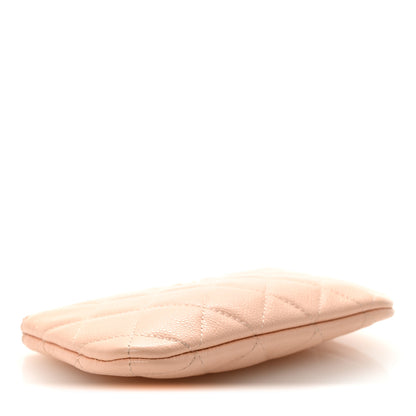 Chanel Caviar Quilted Small Cosmetic Case Beige 4 of 7