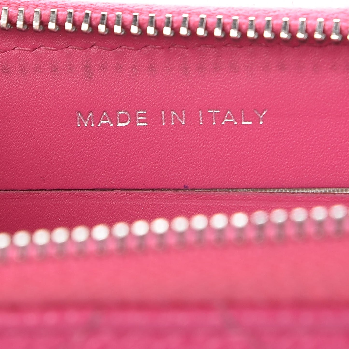 Caviar Quilted Small Zip Around Wallet Pink