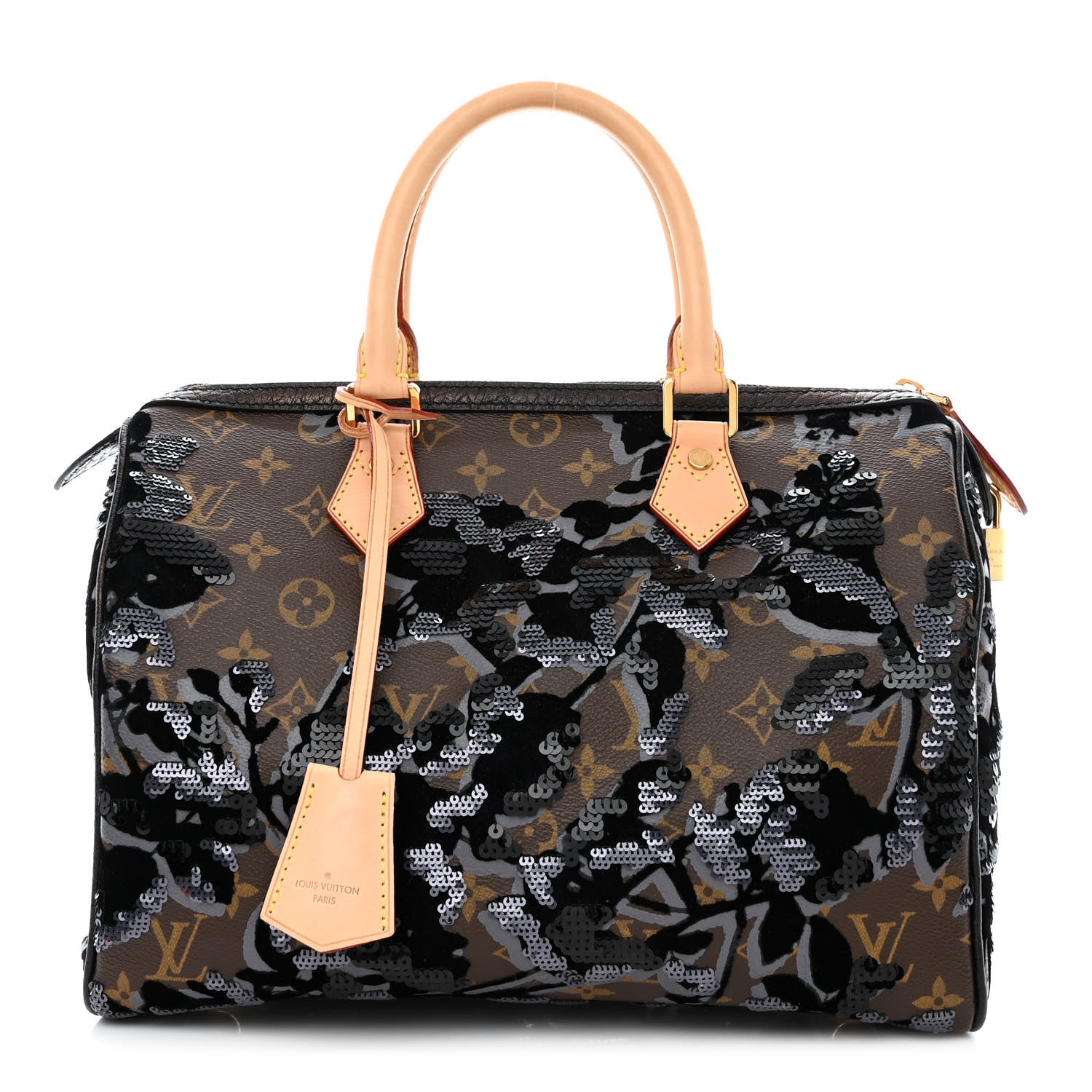 Louis Vuitton Monogram Fleur De Jais Sequins Speedy 30 1 of 10