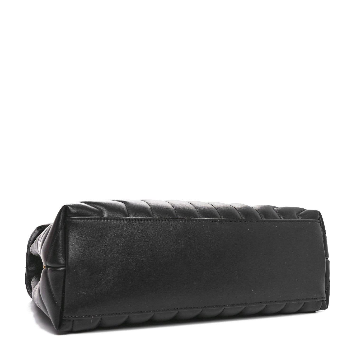Saint Laurent Calfskin Y Quilted Monogram Medium Loulou Chain Satchel Black 4 of 10